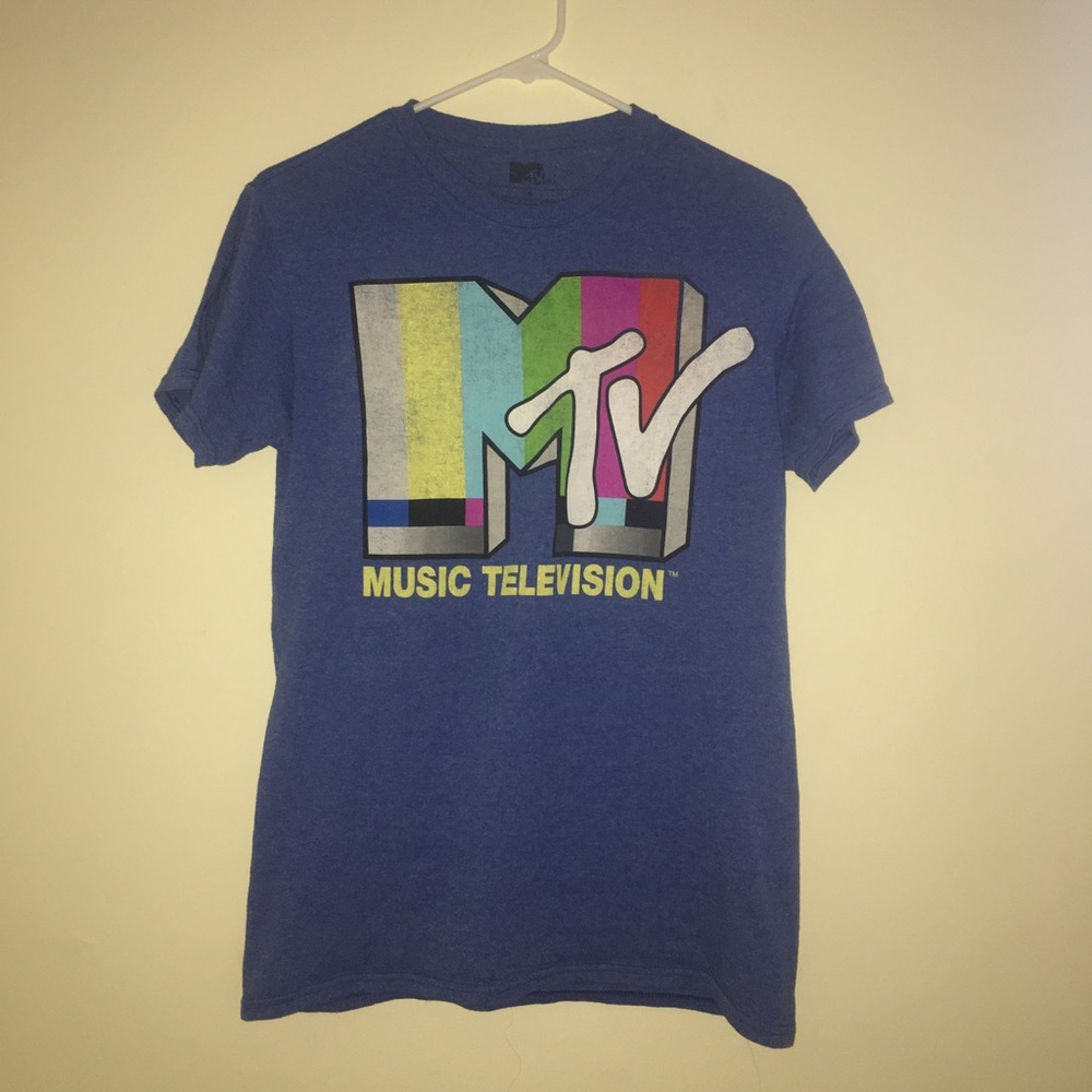 Retro MTV Blue T-Shirt
